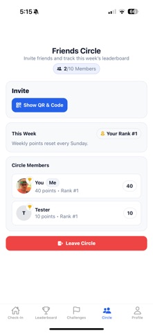 LoopFit screenshot