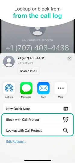Скриншот Call Protect: Robocall Blocker на iPhone 2
