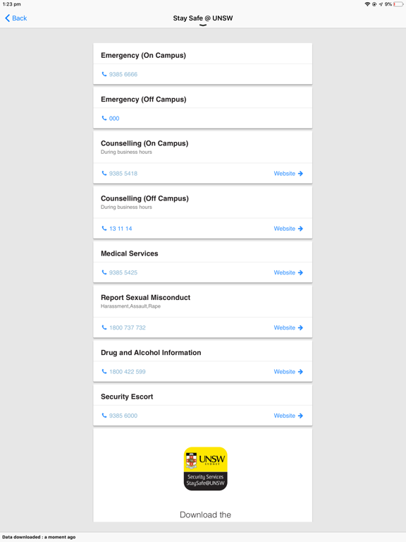 Screenshot #5 pour UNSW Uni-Verse: Official