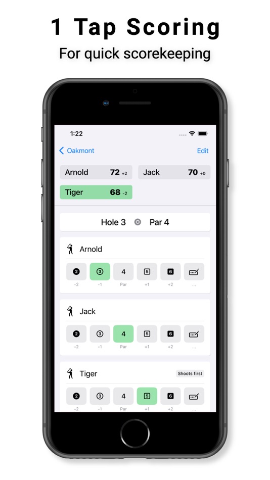 #1. Golf & Mini-Golf Scorecard (iOS) 由: Jade Lizard Software LLC