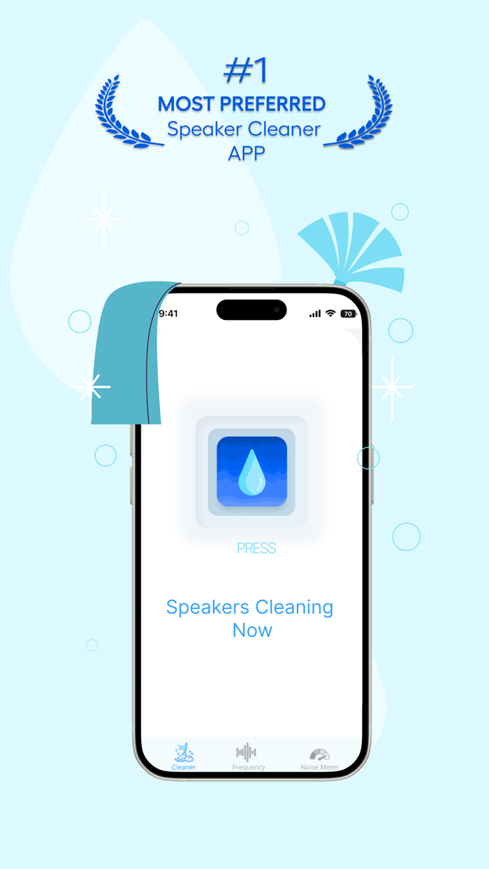 Clean Speaker Water Eject Wave