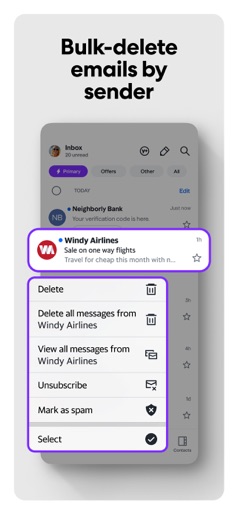 Yahoo Mail screenshot