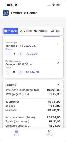 Fechou a Conta screenshot
