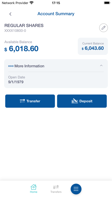 VisiFI Demo Digital Banking Screenshot