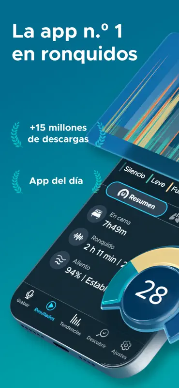 SnoreLab : Graba tus ronquidos screenshot 1 of 10