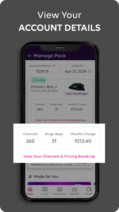 Tata Play - Live TV & DTH Pack Screenshot