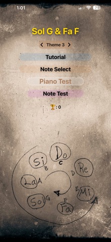 PianoNoteLight screenshot