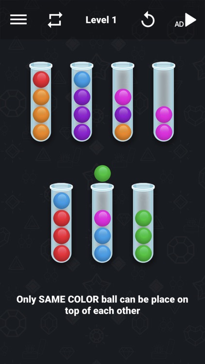 Ball Sort 3D : Drop Ball Tube