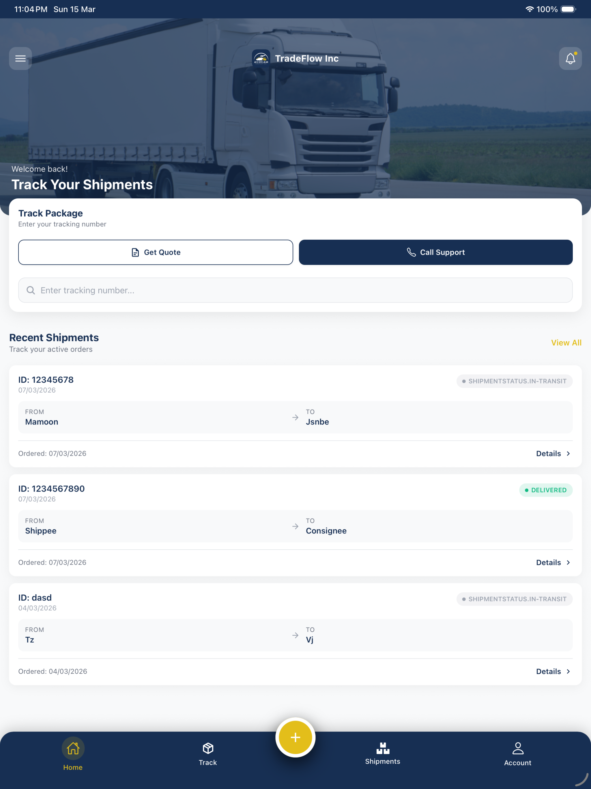 Acocam Logistics screenshot 7