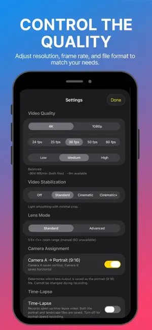 DualShot Recorder screenshot 2