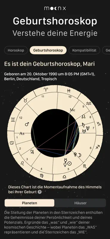 MoonX: Moon Calendar for Life screenshot 6 of 10