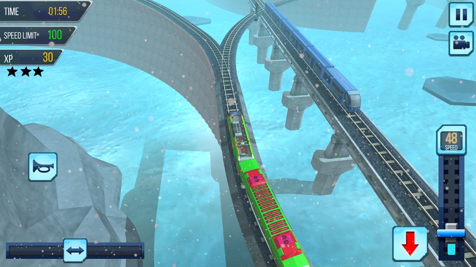 #8. Subway Bullet Train Driving 3D (iOS) 由: Gamezeniq Technologies