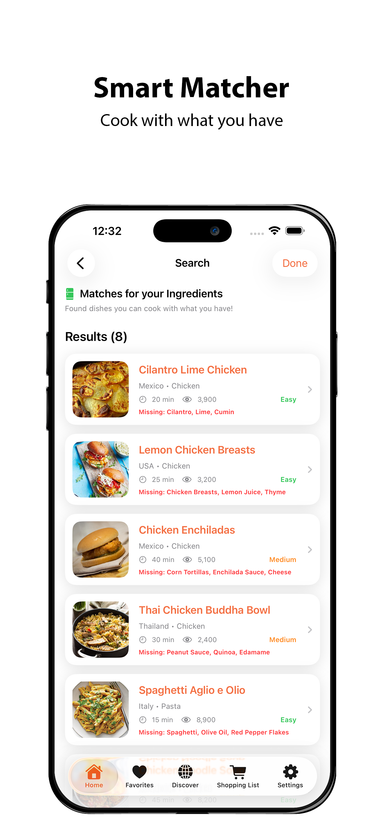 Global Cooking: Recipe Matcher screenshot 5
