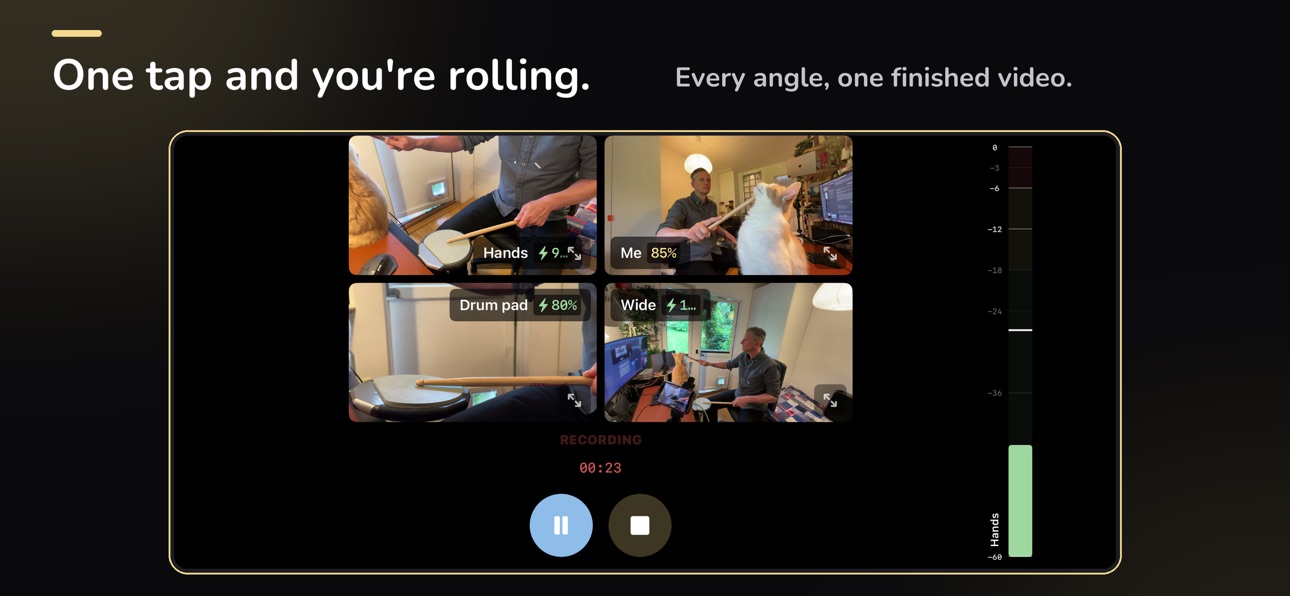 Screenshot 3 of Skald — Multi-Cam Recording