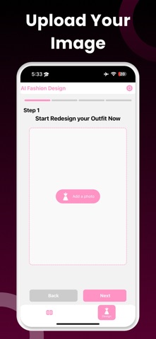 AI Fashion Design Outfit Maker iPhone screenshot
