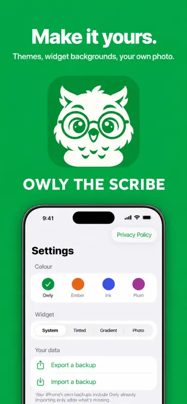 Owly: Shared To-Do & Reminders screenshot 6 of 6