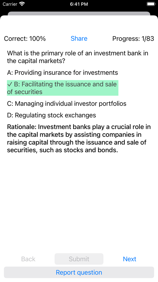 #1. SIE Practice Questions (iOS) Podle: laurie hocking