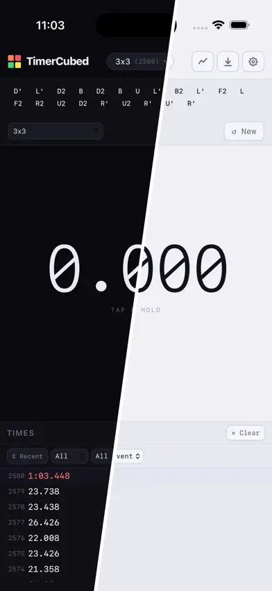 TimerCubed screenshot 2