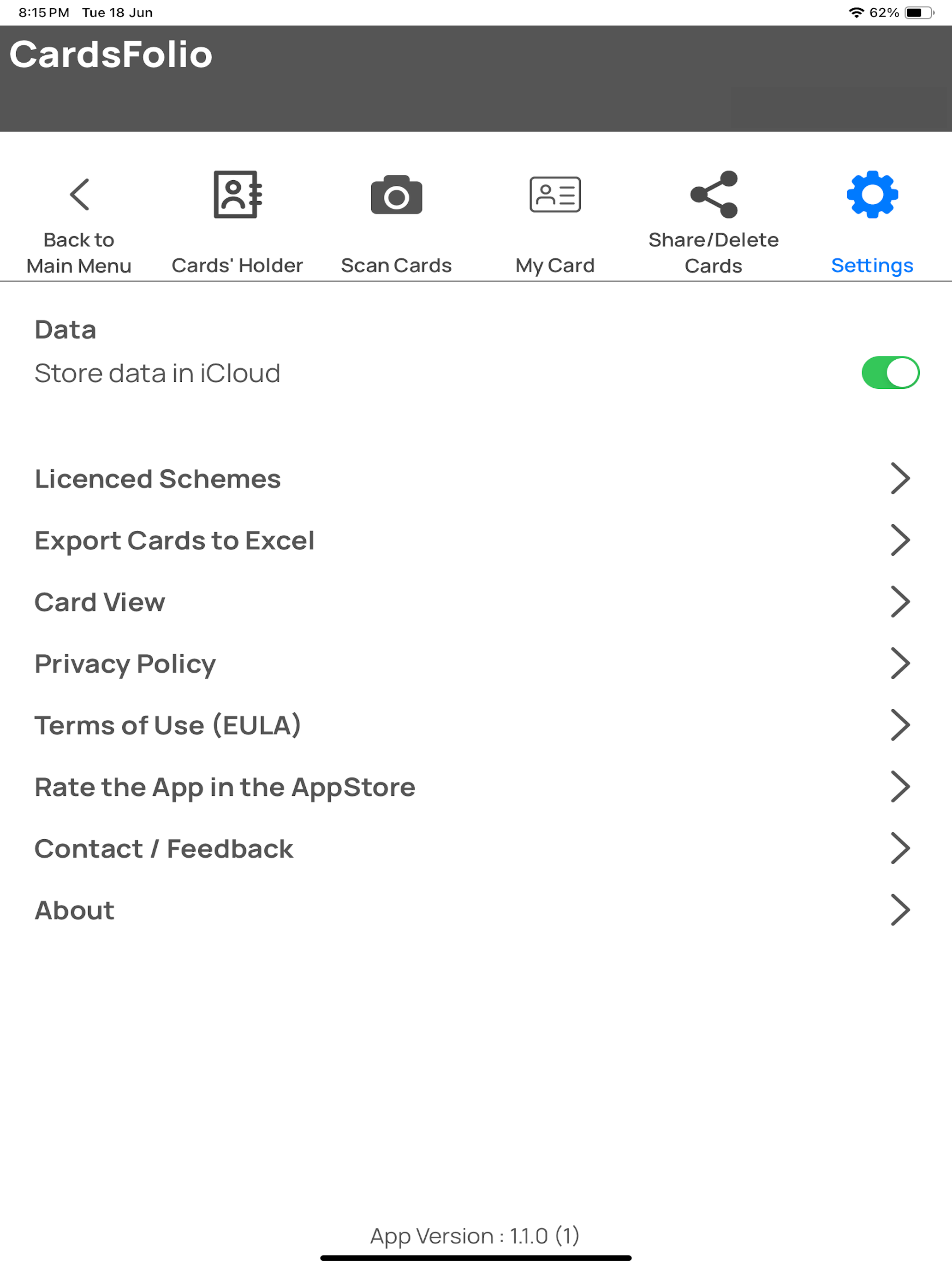 CardsFolio