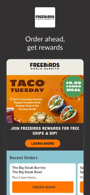 Freebirds World Burrito screenshot 1