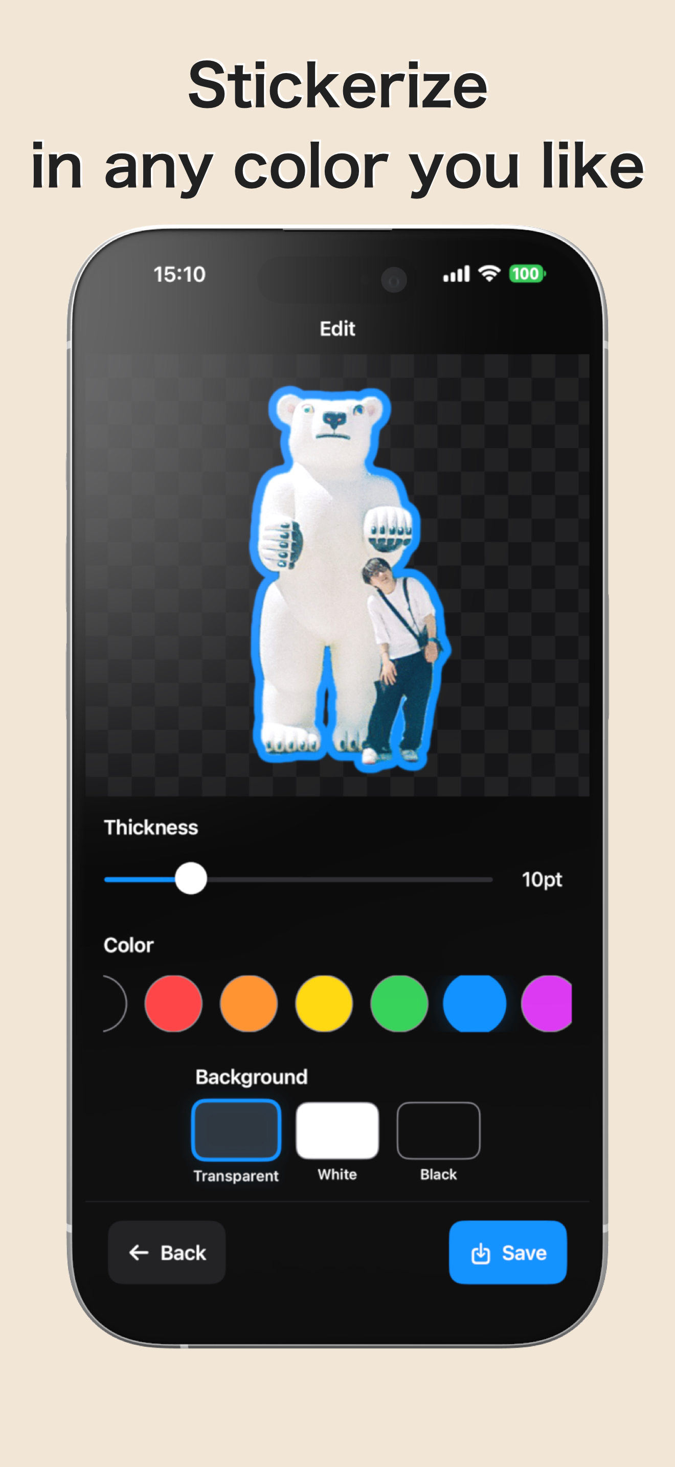 Fuchidori! - Outline Stickers