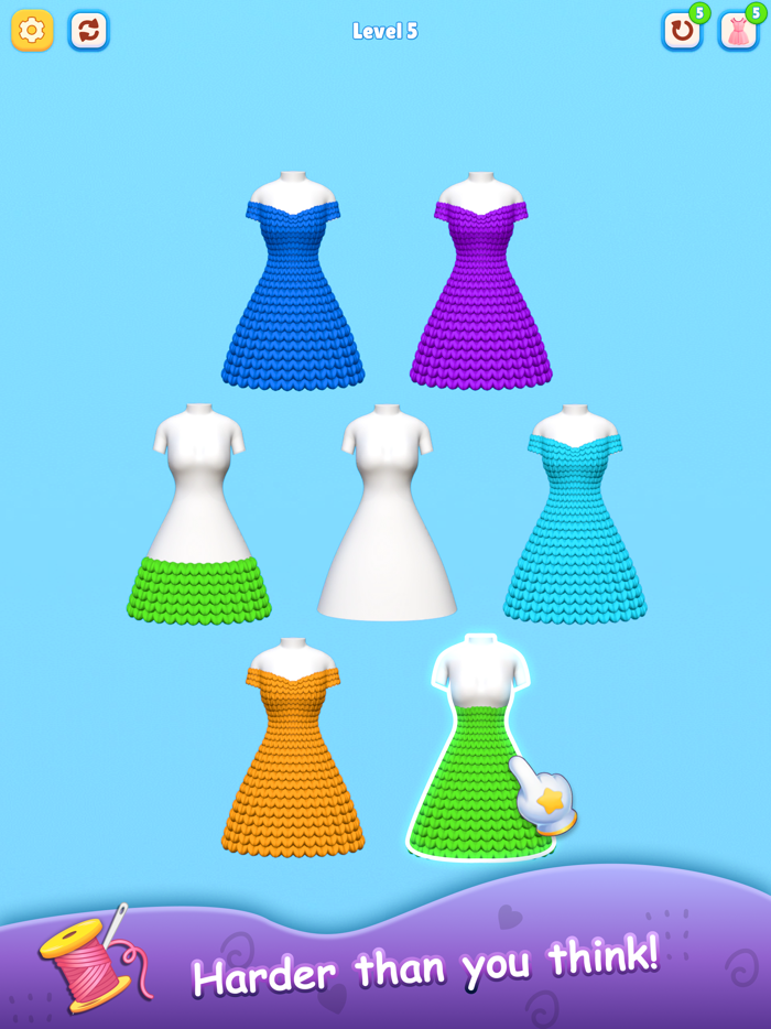 Knitting Puzzle - Color Sort