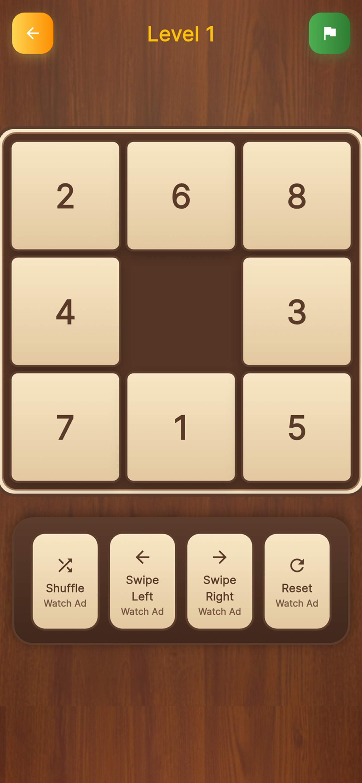 NumberSlide – Tile Puzzle Game