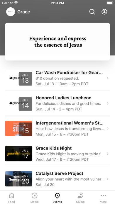 Grace Chapel Oregon Screenshot