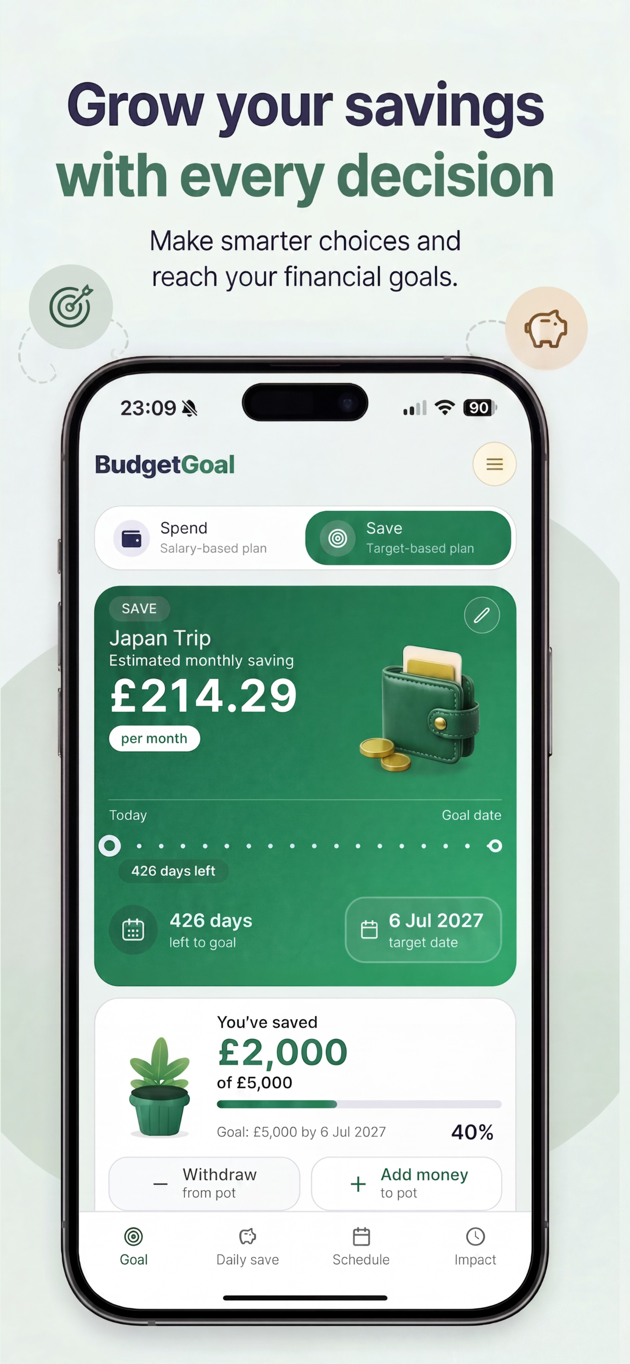 BudgetGoal: Budget Planner screenshot 7