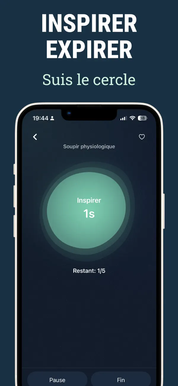 Screenshot #3 pour Exercices de Respiration