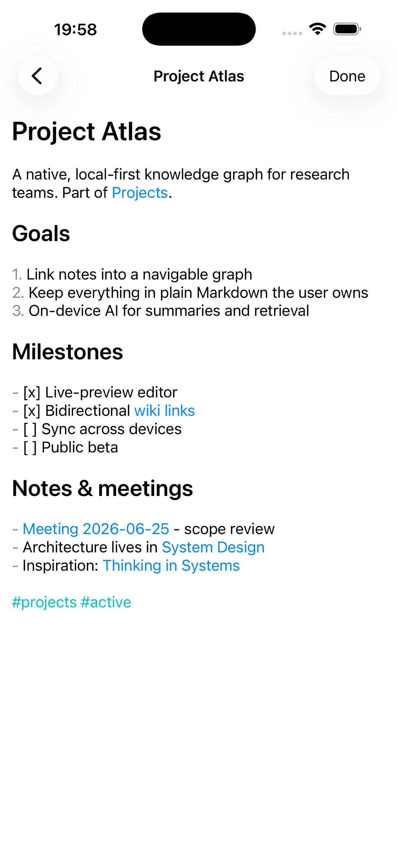 Metis: Markdown Notes screenshot 3
