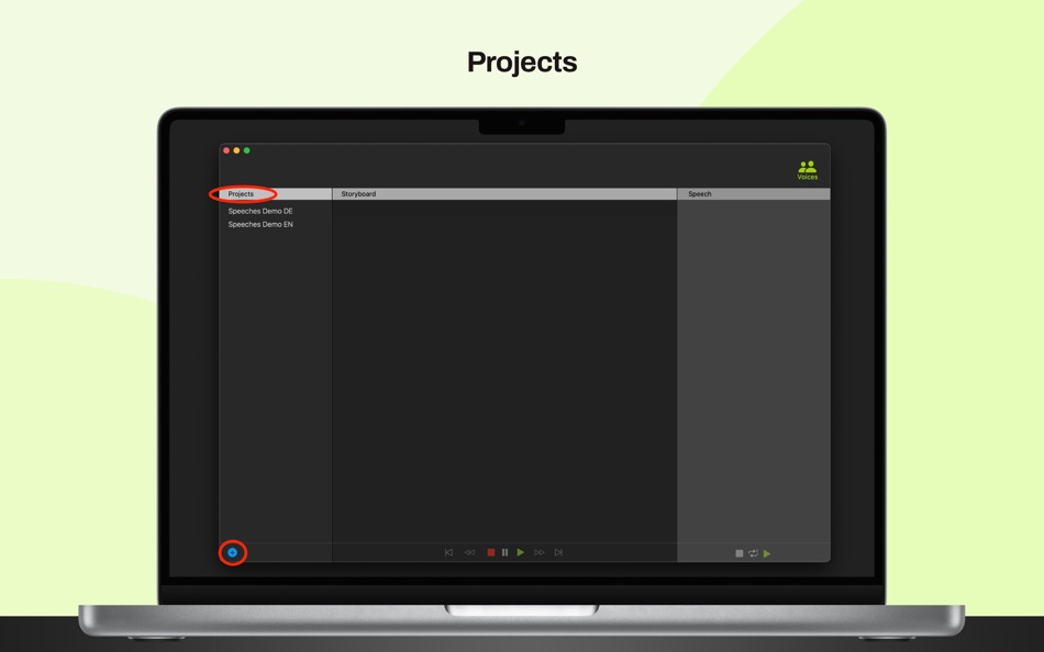 #2. Speeches Studio (macOS) Podle: Trade Factory GmbH