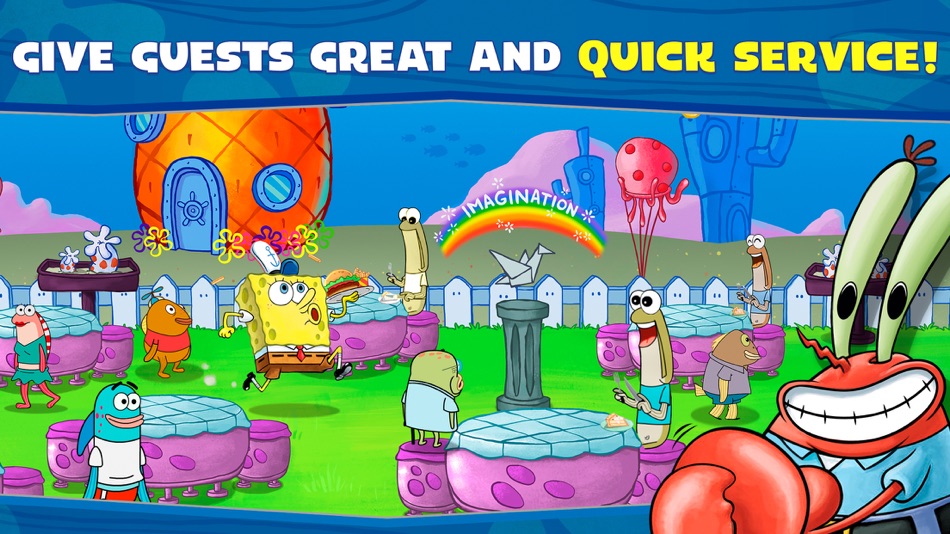 #3. SpongeBob: Krusty Cook-Off (iOS) Által: Tilting Point LLC