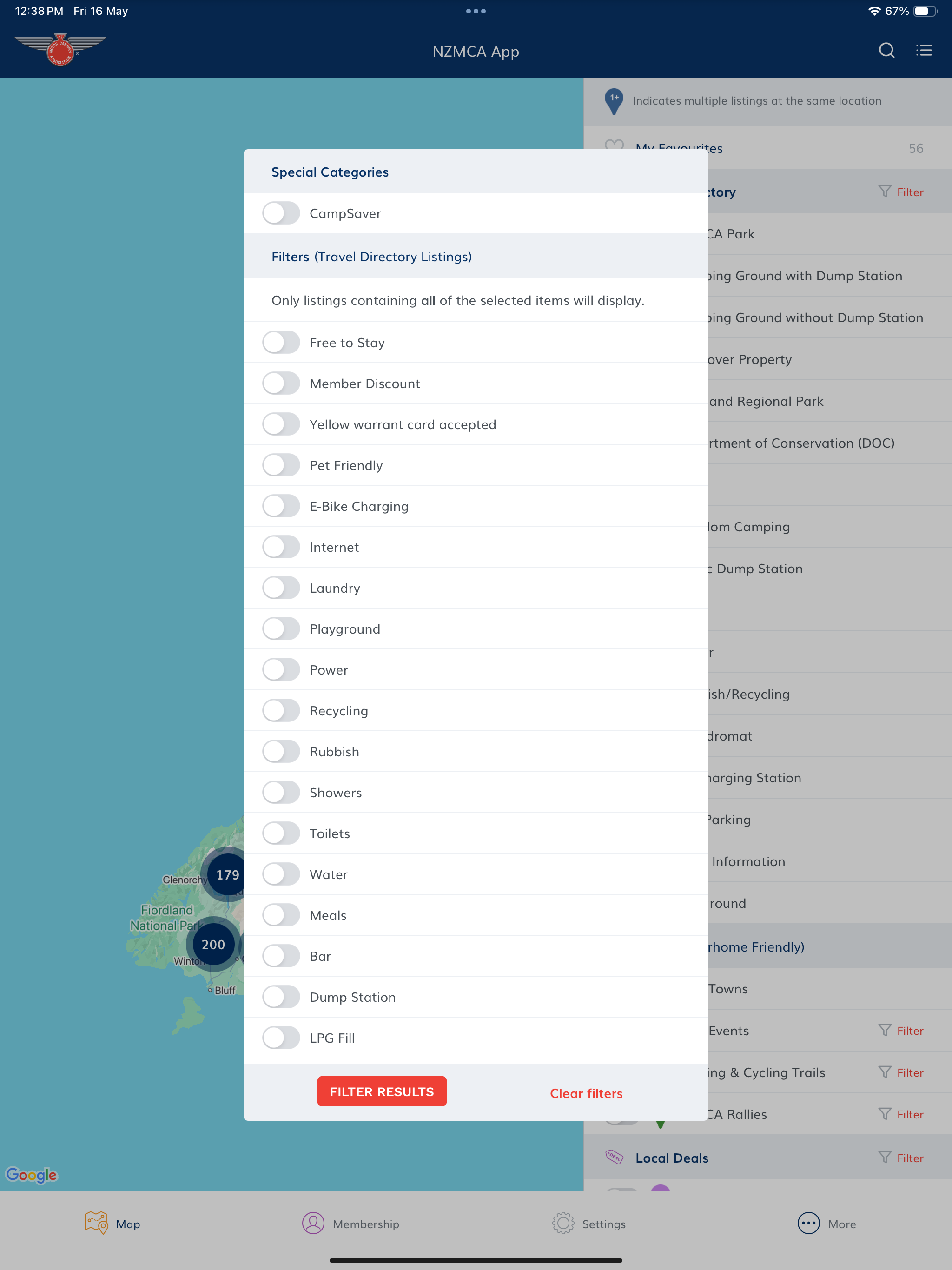 NZMCA App screenshot 9