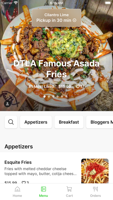 Cilantro Lime app screenshot 2