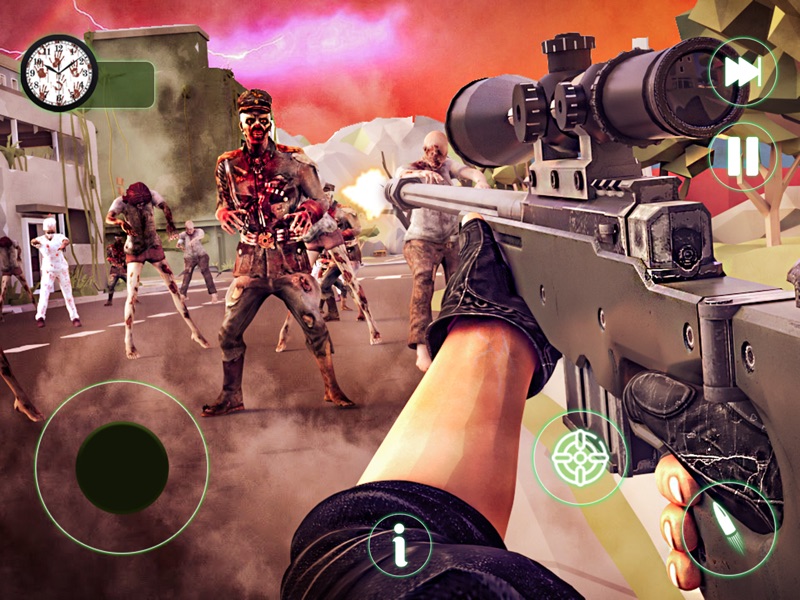 francotirador zombie caza jueg screenshot 5