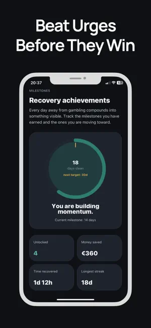 ResetBet — Quit Gambling screenshot 3