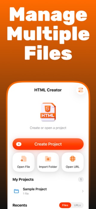 HTML Creator : Editor & Viewer Screenshot 4 of 5
