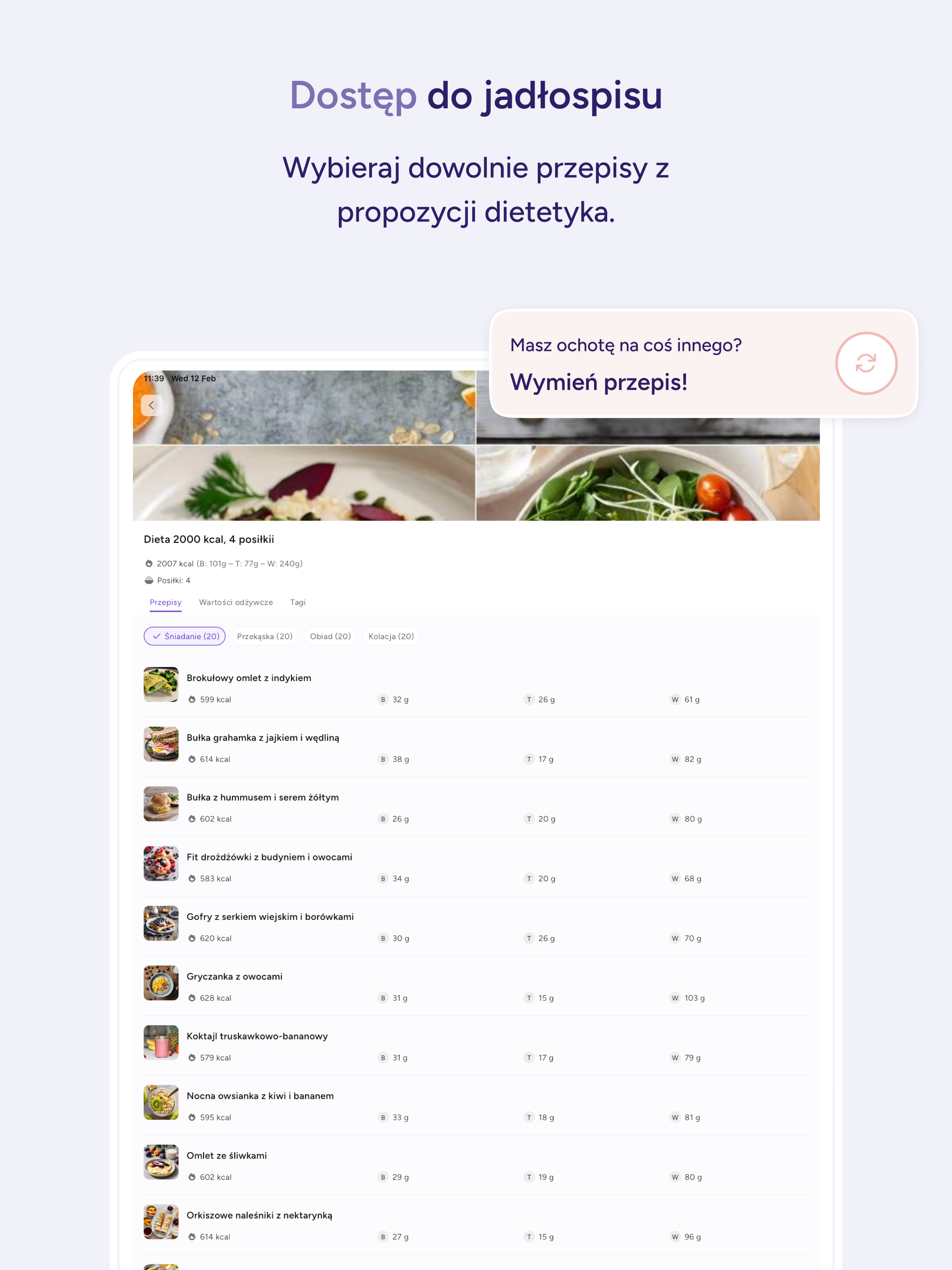 MyTrela: Dieta & Kalorie