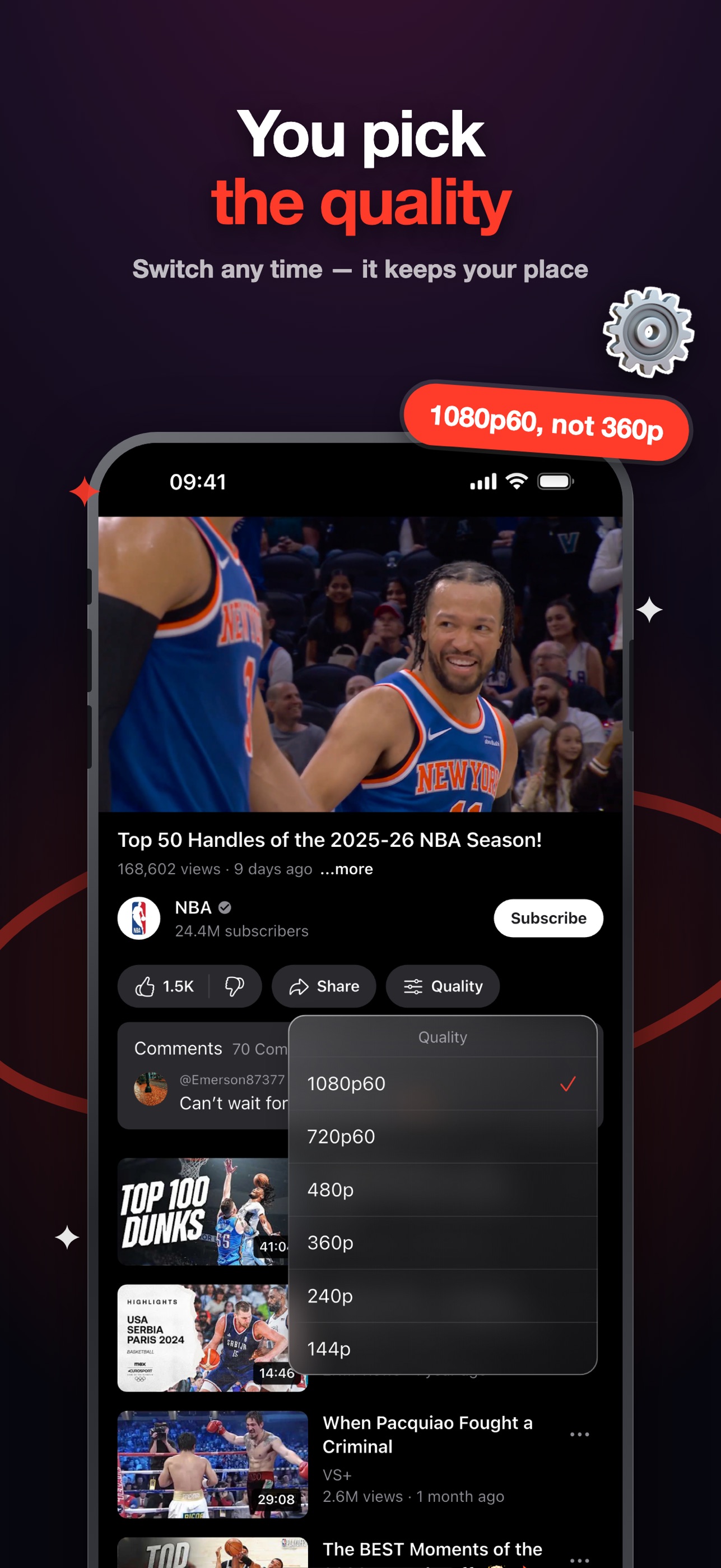 Screenshot 3 of Vega: Video Player & Shorts