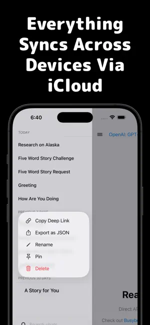 Cumbersome: AI LLM API Client screenshot 5