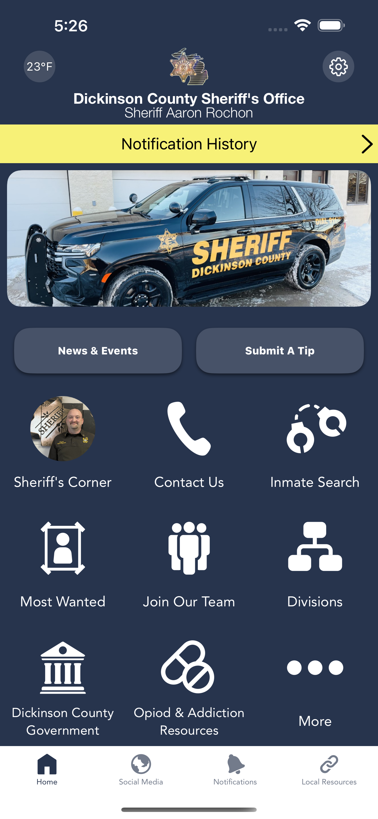 Dickinson County Sheriff MI