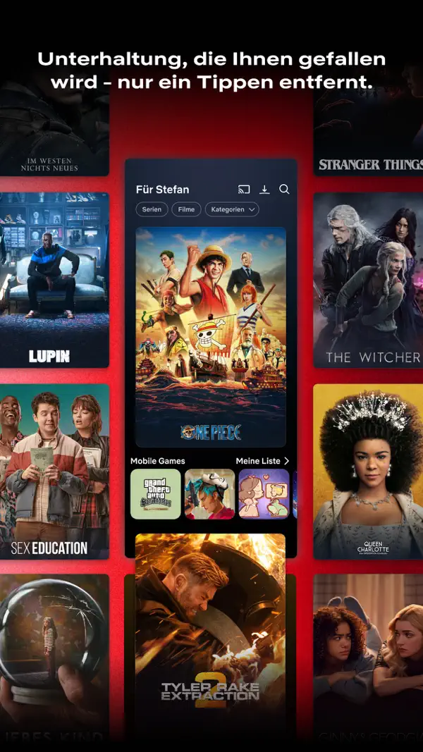 Netflix iPhone App Screenshot 7 – Unterhaltung