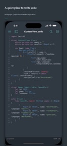 DraftCode: Code & Text Editor screenshot