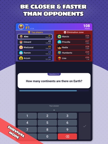 Quiz Game: Closest Intuition iPad screenshot