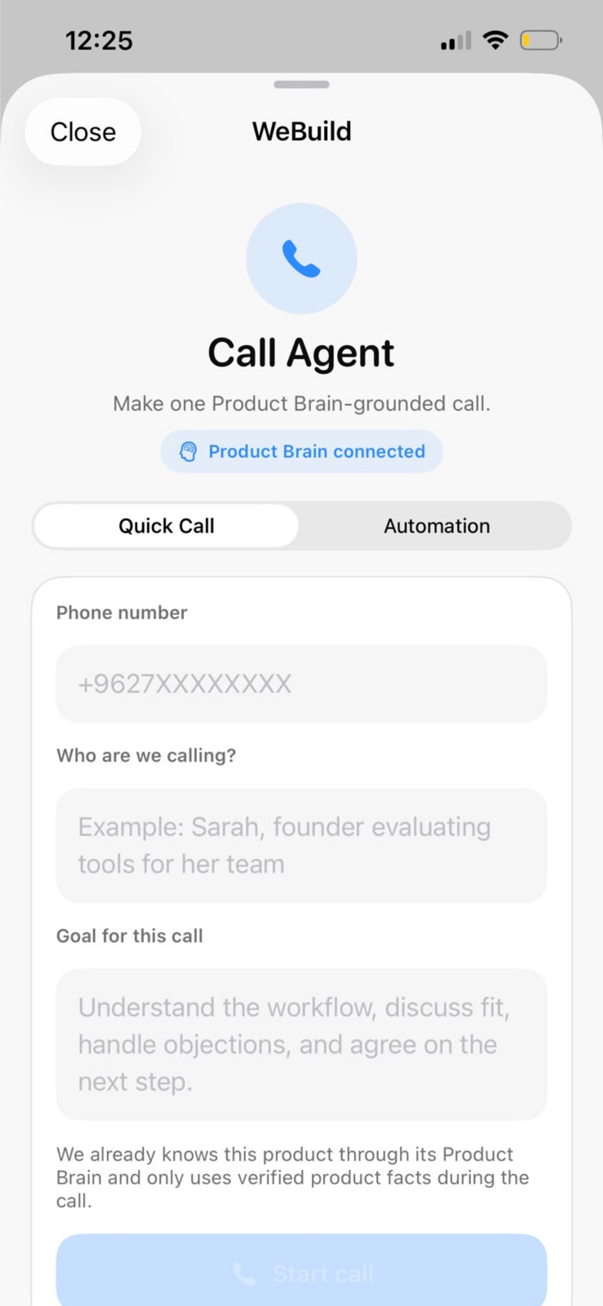 Screenshot 2 of We — AI Product Agent