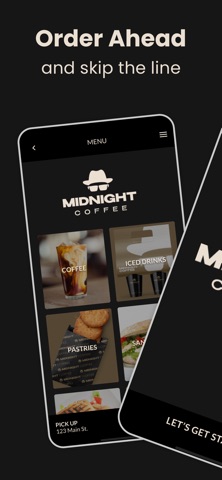 Midnight Coffee App Screenshot 1 of 6