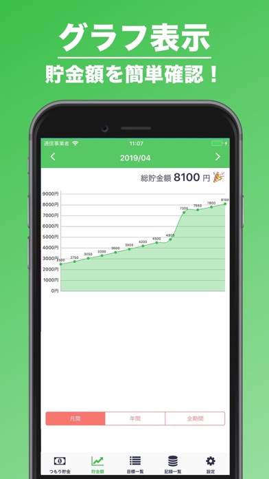 Screenshot #2 pour つもり貯金 | 目標や計画を設定して貯金を管理！
