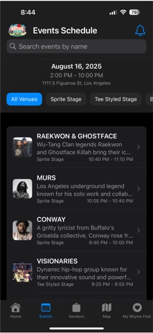 Rhyme Fest LA Screenshot 3 of 6