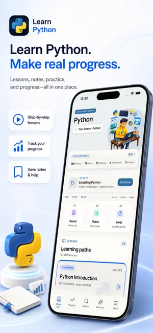 Learn Python Coding Offline screenshot 1
